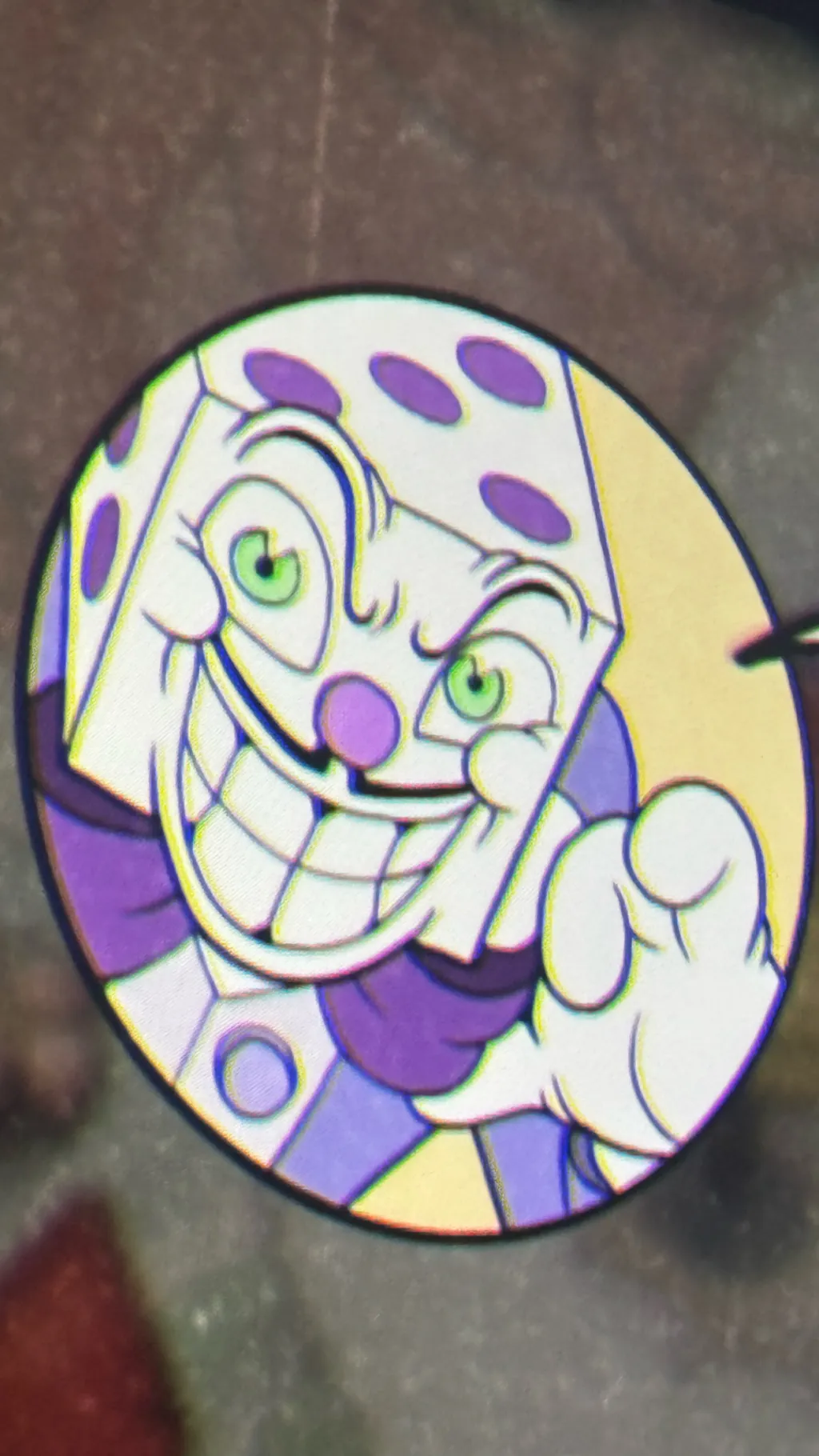 ai character: King dice background