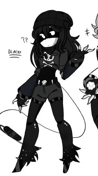 ai character: Blacky background