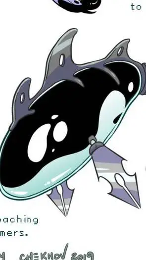 ai character: J y su ballena background