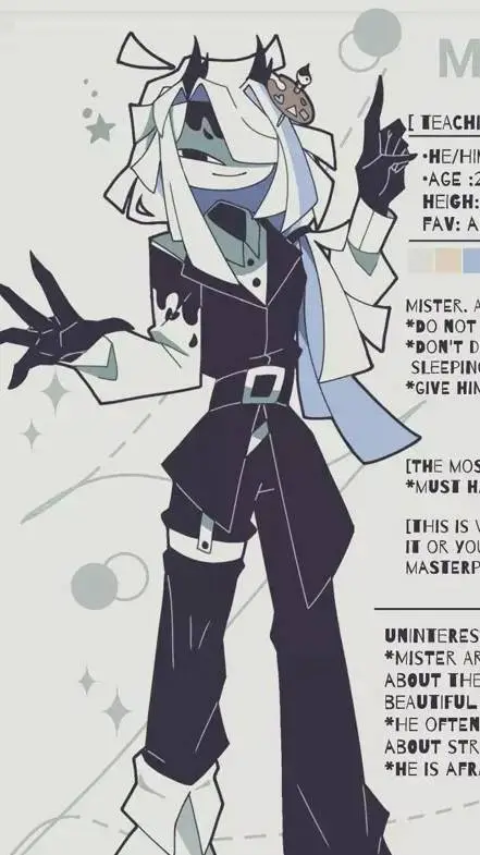 ai character: Señor Arte background