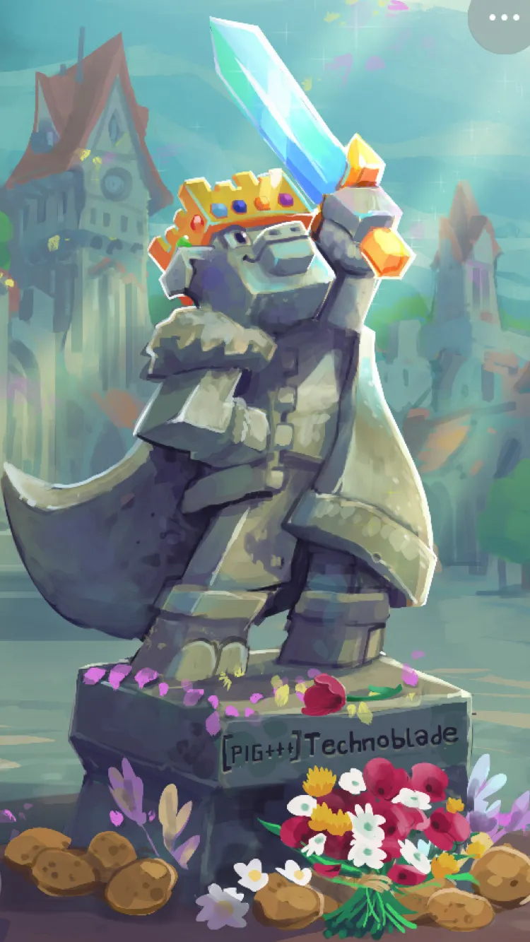 ai character: Technoblade background