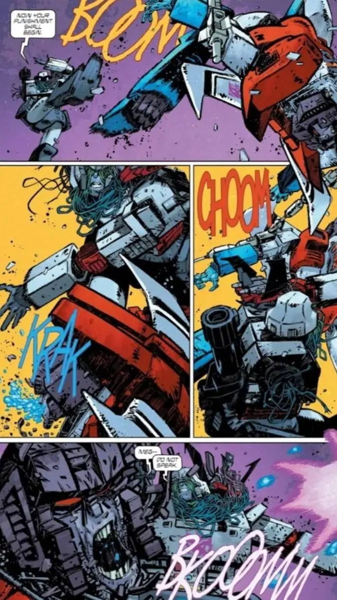 ai character: Megatron's Return  background