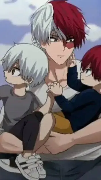 ai character: shoto todoroki  background