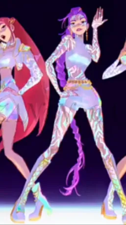 ai character: Kpop demon hunters background