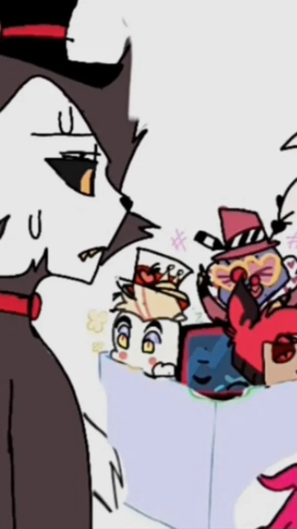 ai character: HUSKY!!!! background