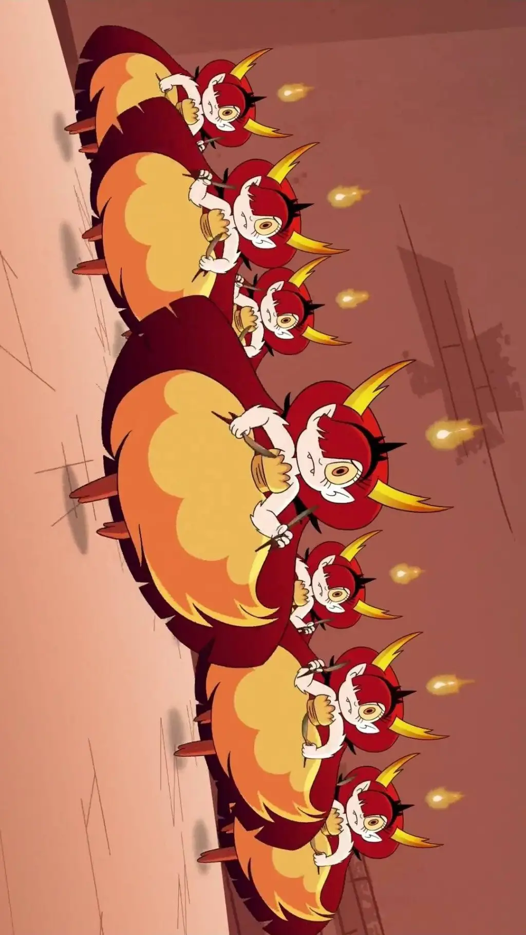 ai character: Hekapoo Clones background