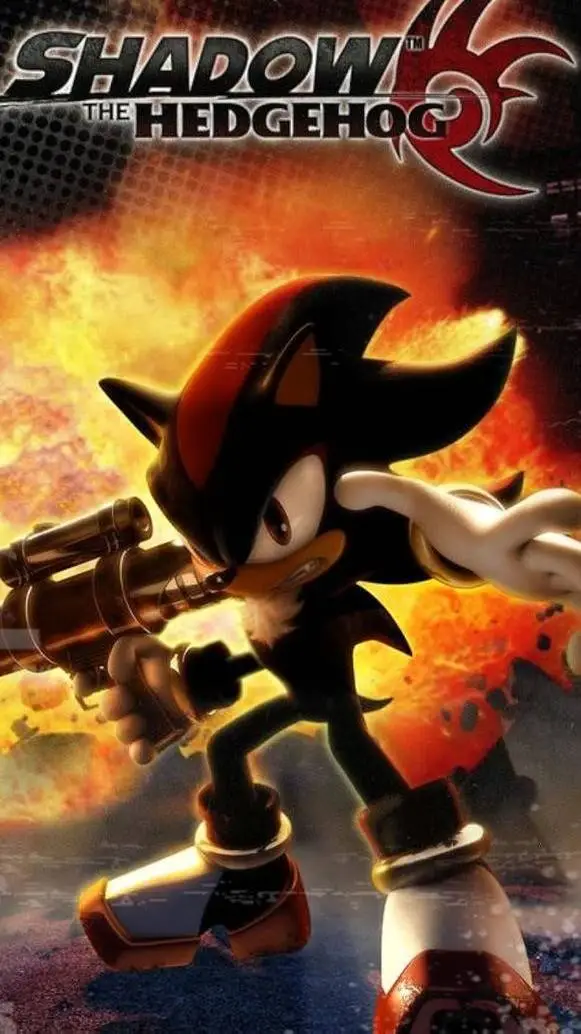 ai character: shadow and sonic background