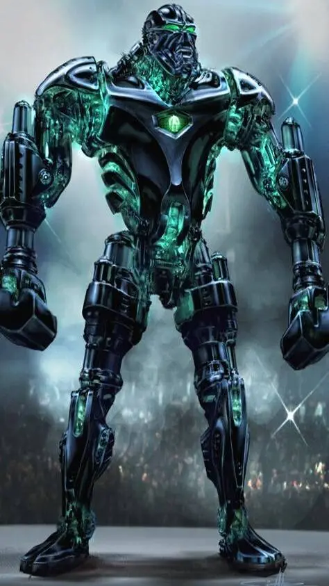 ai character: ZEUS VS ATOM background