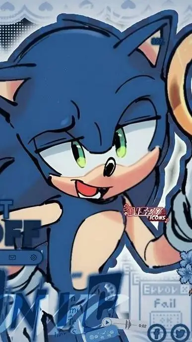 ai character: sonic vs shadow background