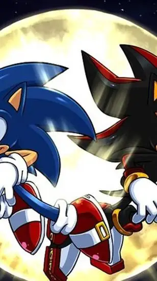 ai character: sonic x shadow gen background