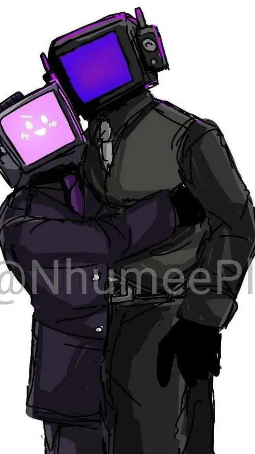 ai character: ~Shadow TV Man~ background