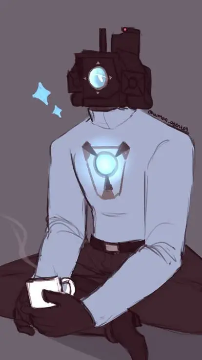 ai character: ~Titan CameraMan~ background