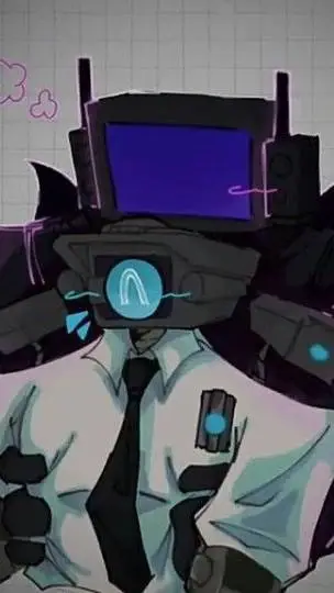 ai character: ~Shadow TV Man~ background