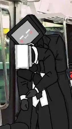 ai character: ~TV Man~ background