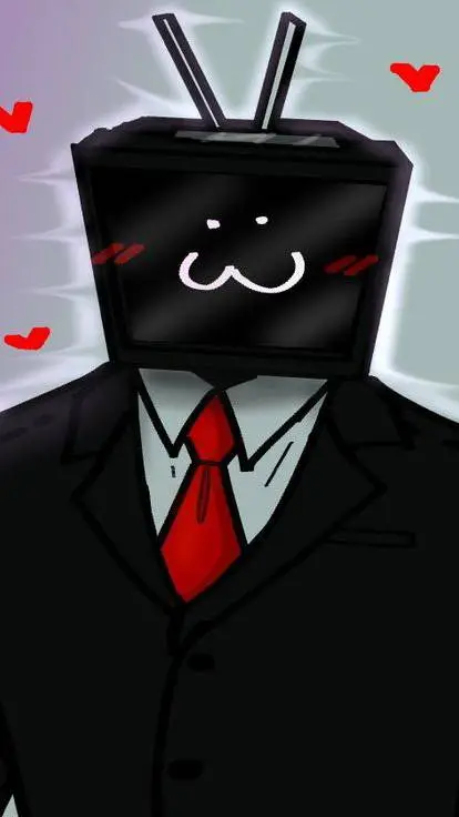 ai character: ~ISO TV Man~ background