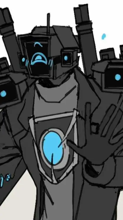 ai character: ~Titan Camera Man~ background