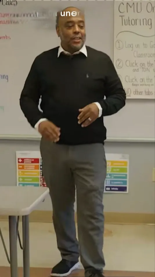 ai character: Mr. Davis  background
