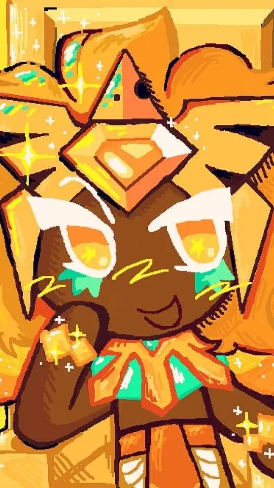 ai character: Golden Cheese background