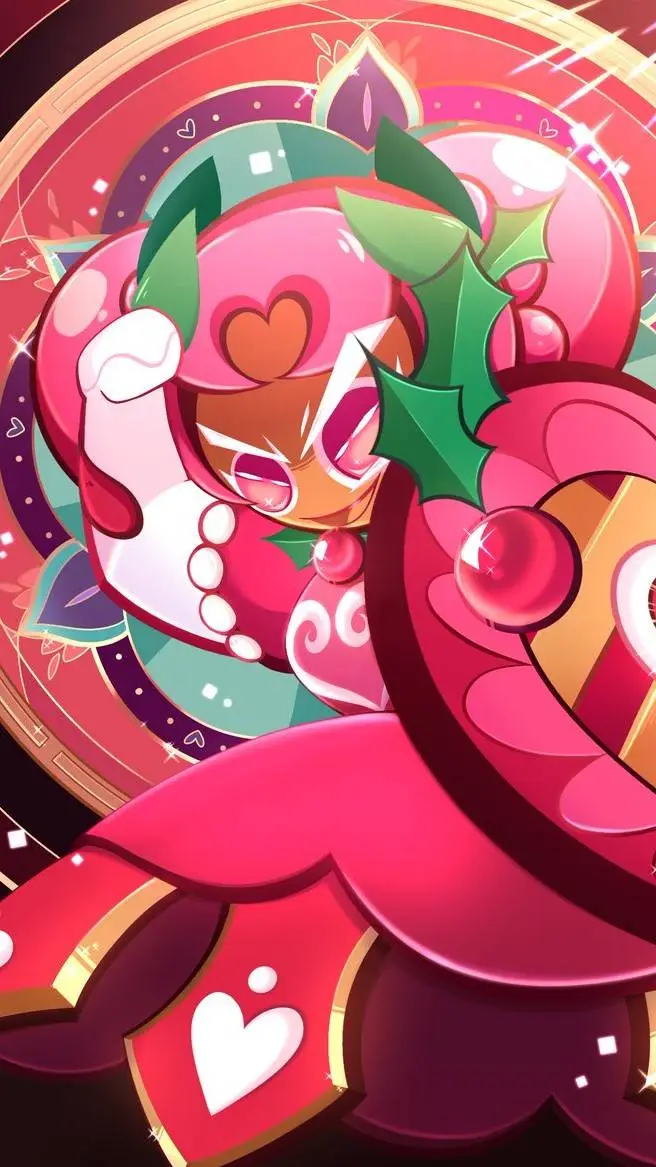 ai character: Hollyberry Cookie background