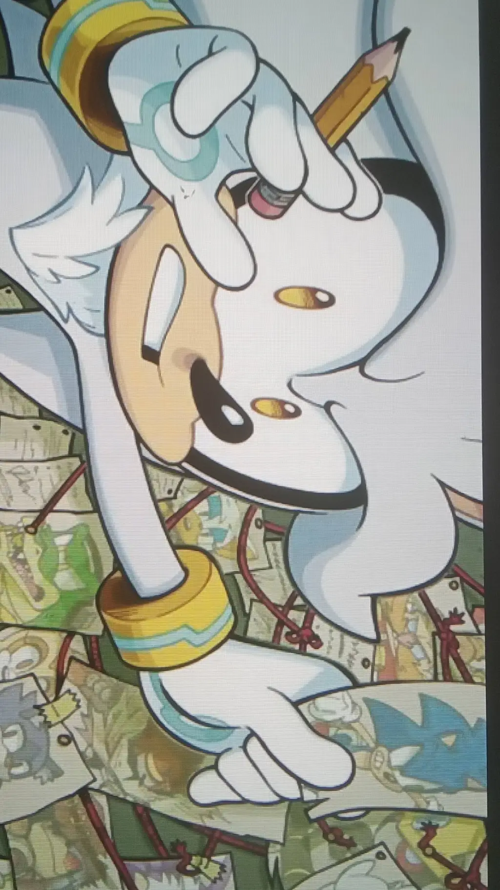ai character: Silver T. Hedgehog background