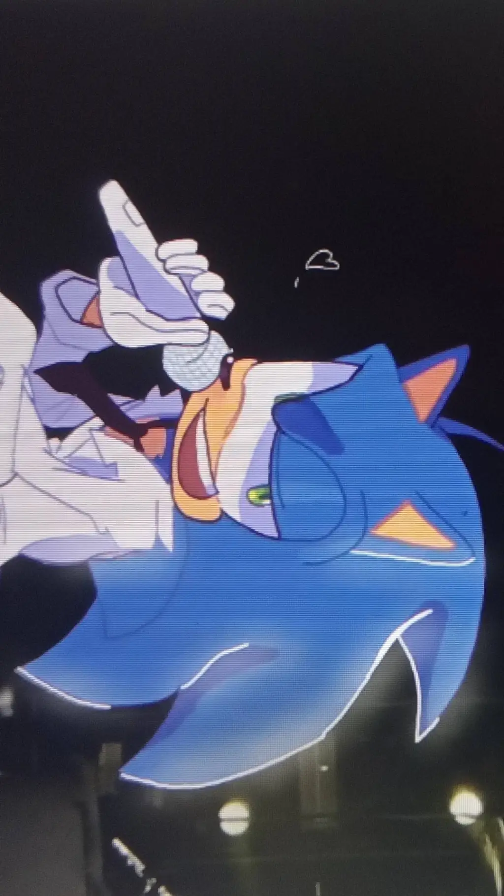 ai character: Happy bday Sonic! background