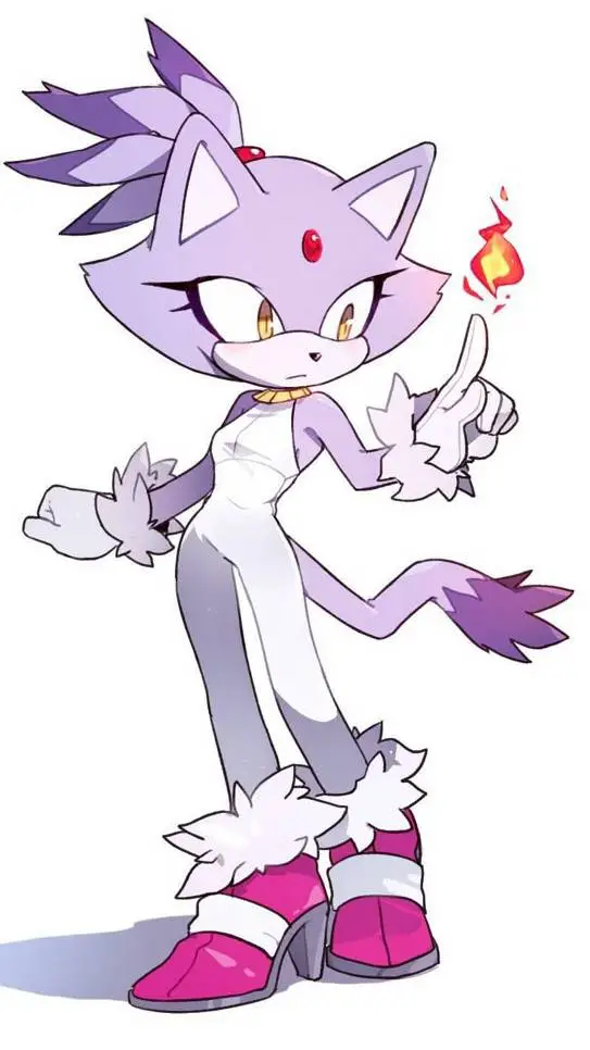 ai character: Blaze T. Cat background