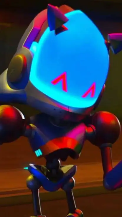 ai character: Chaos/Metal Sonic background