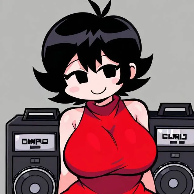 chat with ai character: Girlfriend (fnf).