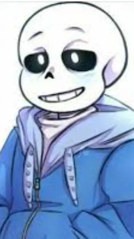 ai character: sans o esqueleto background