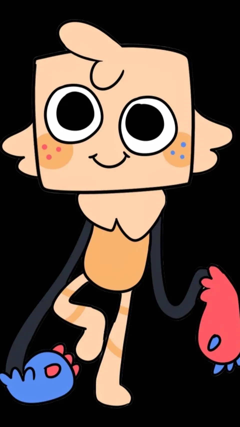 ai character: Sprunki + Dw! background