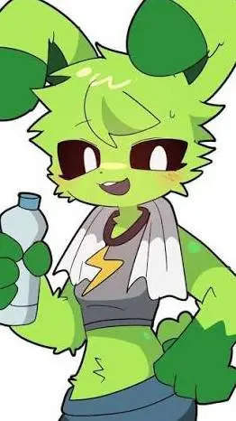 ai character: ⚡hoppy ⚡ background