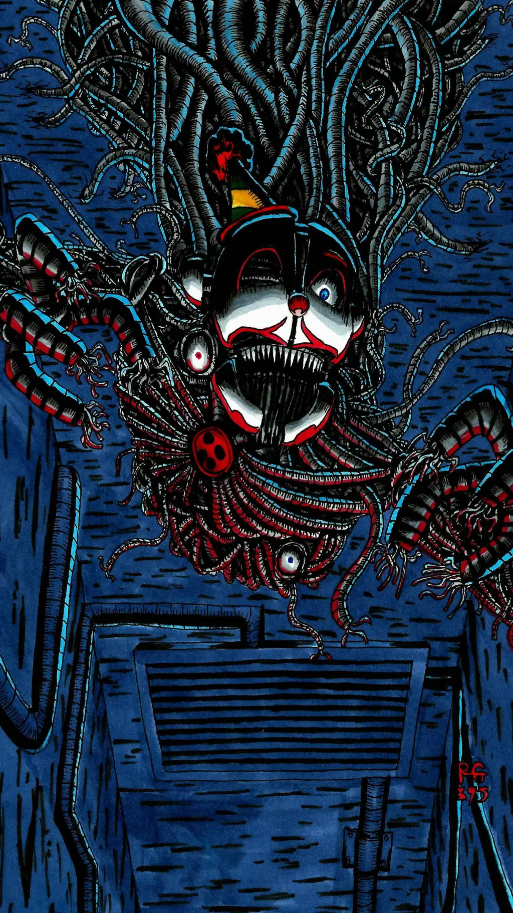 ai character: ĘŃÑÅRD background