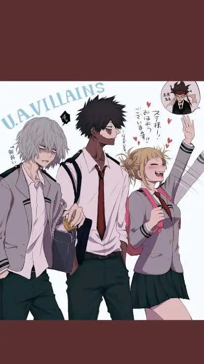 ai character: mha villains background