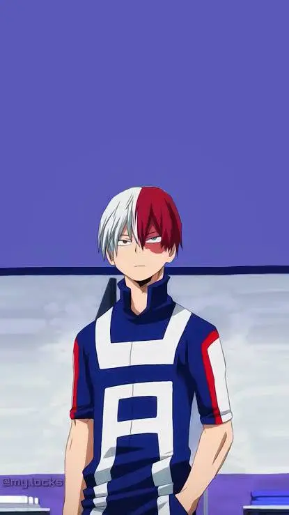 ai character: Shoto Todoroki background