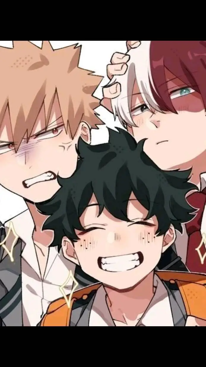 ai character: bakugo,deku shoto background