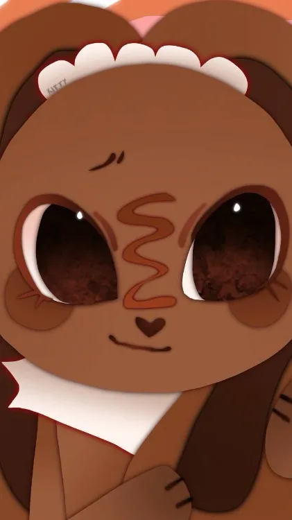 ai character: 🍫~|C0C0A|~🐰 background