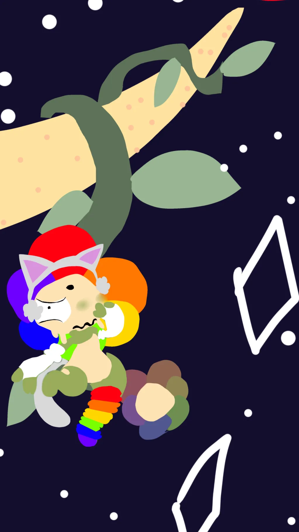 ai character: 🌈Dandyy🌺 background