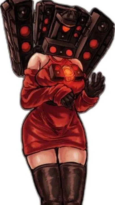 ai character: TITAN SPIKER WOMAN background