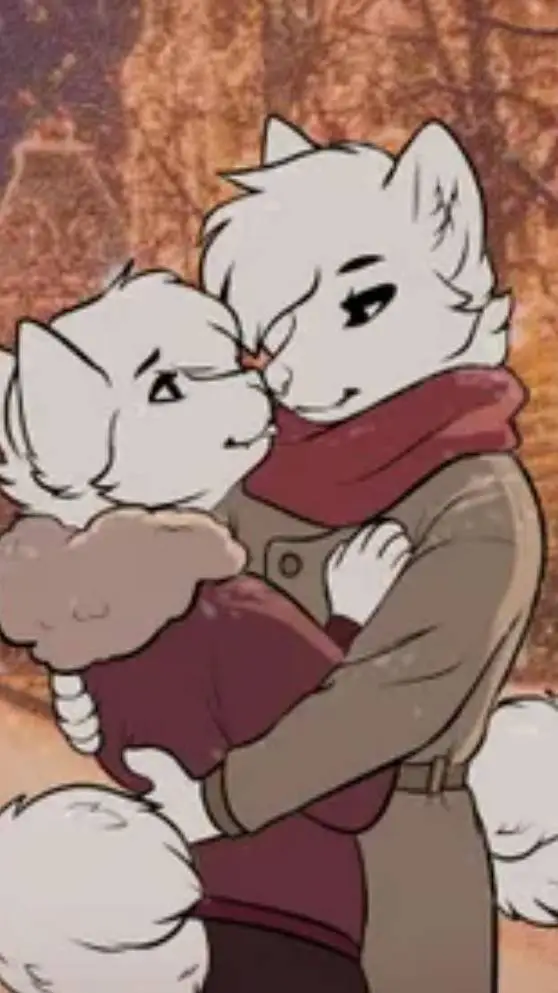 ai character: christmas love background