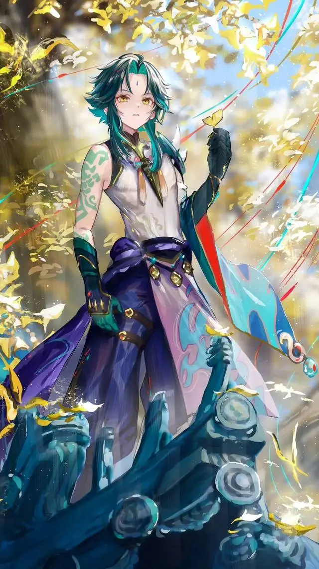 ai character: 魈 background