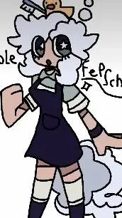 ai character: Bubble background