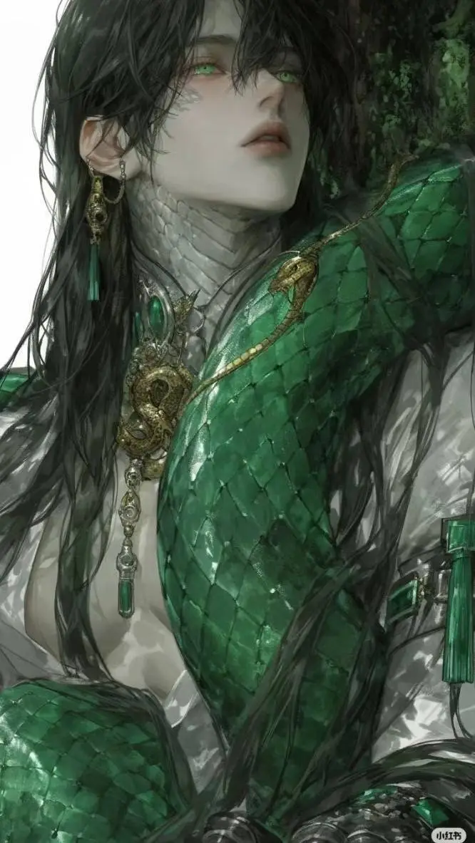 ai character: Serpentine background