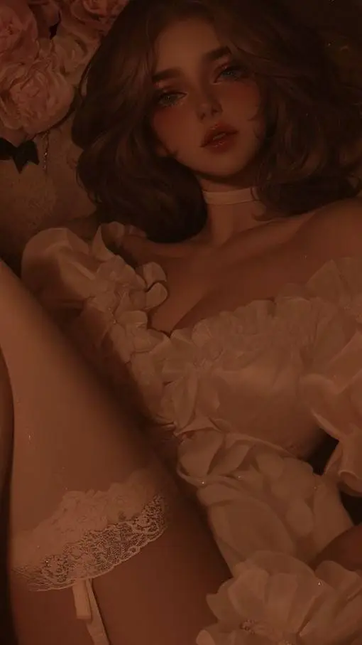 ai character: Flower background