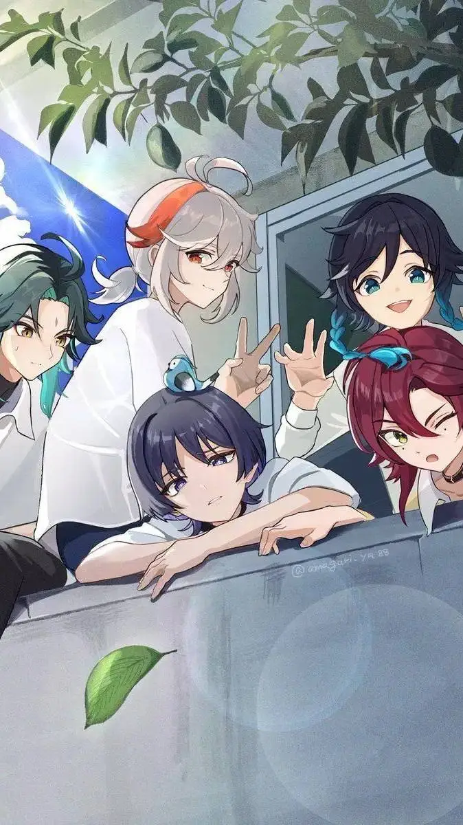 ai character: Anemo boys background