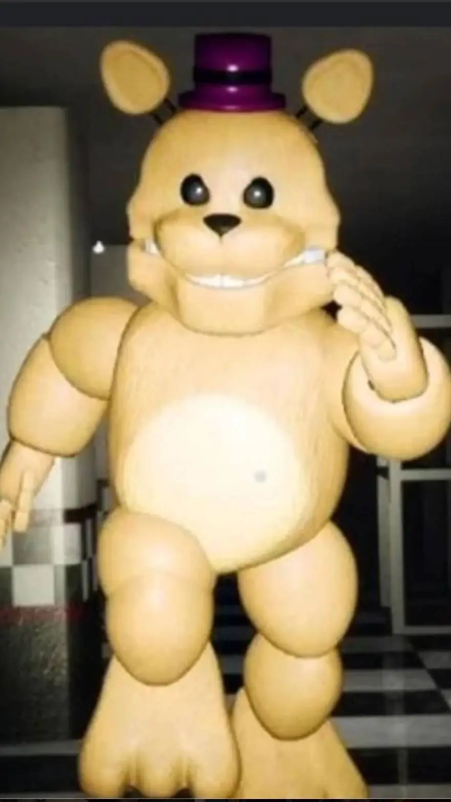 ai character: fredbear 83 background