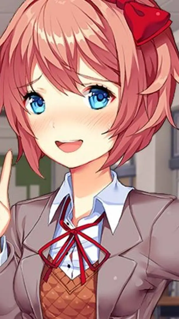 ai character: Sayori  background