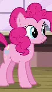 ai character: Pinkie pie  background
