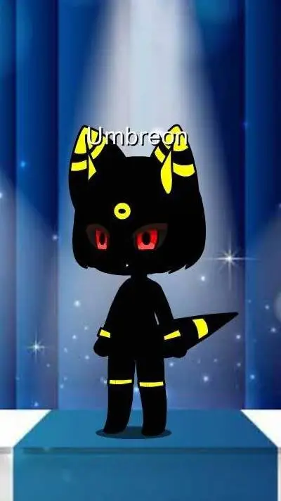 ai character: Gacha club umbreon background