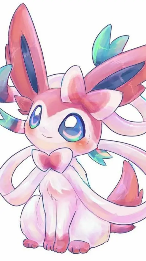 ai character: Sylveon  background