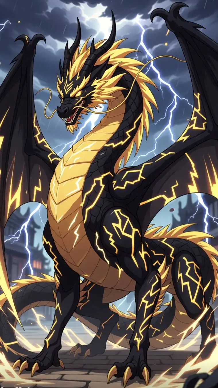ai character: Jinkya True Dragon background